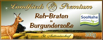 Rehbraten in Burgundersoße